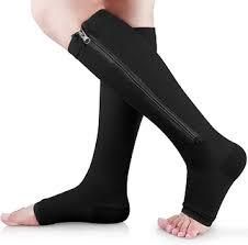 Компресійні гольфи для фіксації щиколоток Zip Sox S/m черный и бежевый | Зображення 5