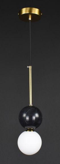 Люстра підвісна на 1 лампочку 27834 Чорний 40-150х10х10 см.