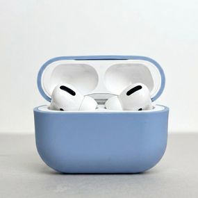 Силіконовий чохол для навушників pods Pro 3 (Блакитний)