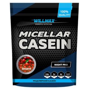 Протеїн Willmax Micellar Casein 900 g /30 servings/ Cherry