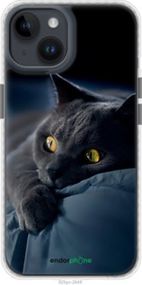 Чохол на iPhone 14 Димчастий кіт "825pc-2648-2448"