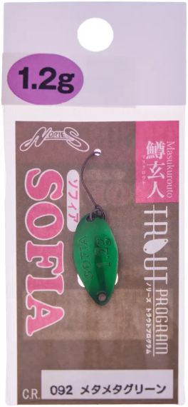 Блешня Nories Sofia 22mm 1.2g #092 Блешня рибальська Блешня оберталка | Зображення 1