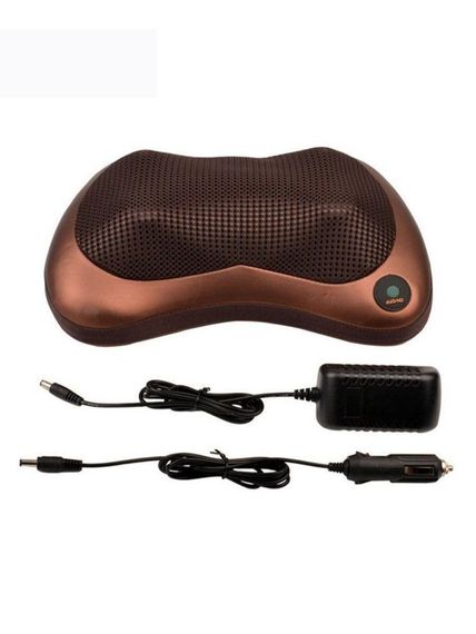 Роликова масажна подушка Massage Pillow Масажер для спини та шиї та інфрачервоним прогріванням | Зображення 2
