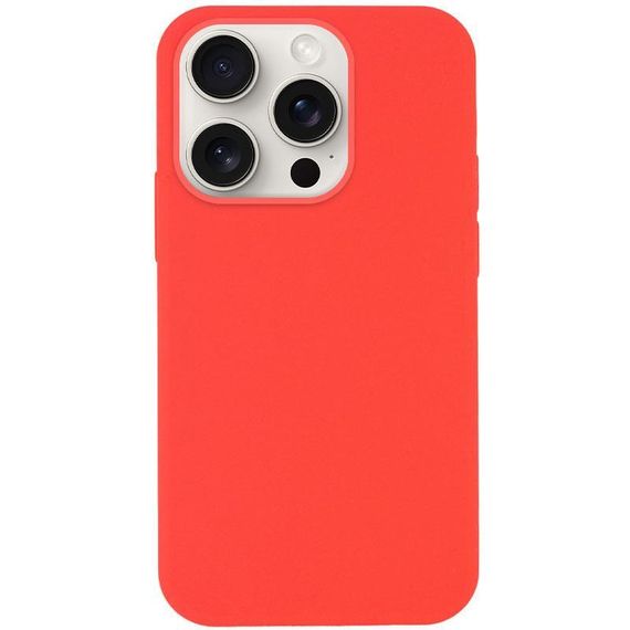 Чехол Silicone Case Full Protective (AA) NO LOGO для Apple iPhone 13 Pro (6.1") Арбузный / Watermelon red