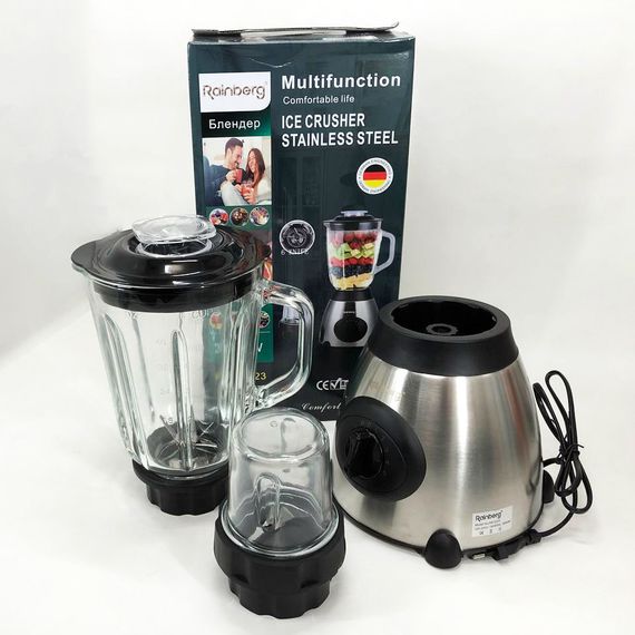 Блендер Rainberg RB-2223 2000 Вт кофемолка, измельчитель для коктейлей и смузи, блендер TS-612 для кухни | Зображення 7