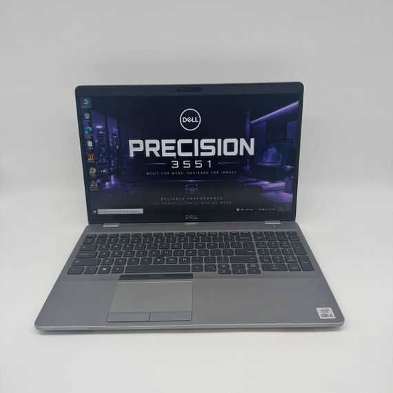 Мобільна робоча станція Б-клас Dell Precision 3551 / 15.6" (1920x1080) IPS / Intel Core i5-10400H (4 (8) ядра по 2.6 - 4.6 GHz) / 8 GB DDR4 / 256 GB SSD / nVidia Quadro P620, 4 GB GDDR5, 128-bit / WebCam б/в | Зображення 1