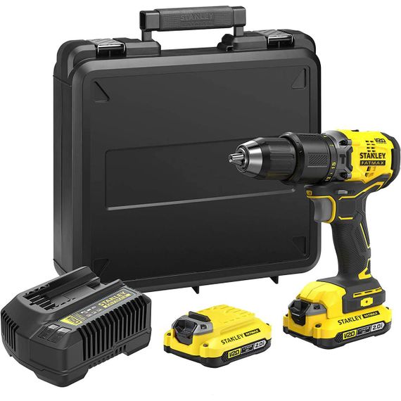 Дриль-шуруповерт ударний безщітковий акумуляторний STANLEY FATMAX SFMCD715D2K | Зображення 2