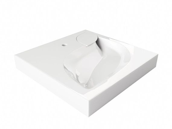 Акриловий умивальник на пральну машину Redokss San TRITON 60x60см | Зображення 5