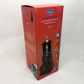 Набір ополоників для кухні, Кухонні набори на підставці, Незвичайне кухонне приладдя RL-27