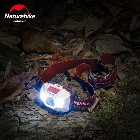 Ліхтар налобний Naturehike TD-02 NH00T002-D, біло-червоний | Зображення 1