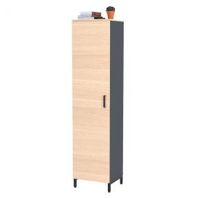 Шкаф офисный Loft Design LT-450-1900 антрацит борас