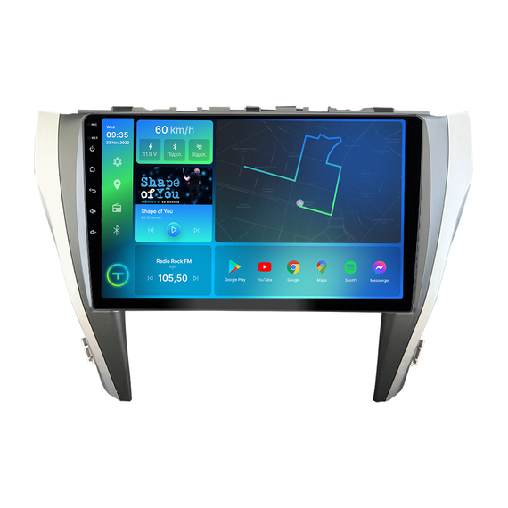 Штатна магнітола Torssen 2K Toyota Camry 55 B/G F108256 4G Carplay | Зображення 1