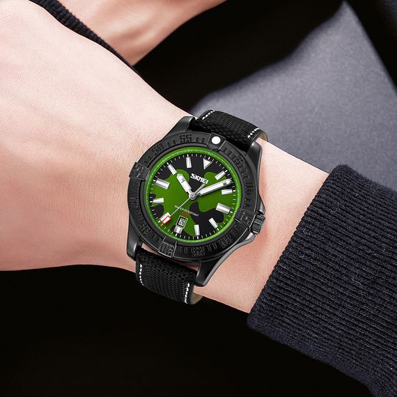 Чоловічий годинник Skmei 9339CMGN Camo Green | Зображення 2
