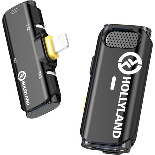 Бездротова мікрофонна система Hollyland Lark C1 Solo (HL-LARK C1 SOLO-IPHONE-B) | Зображення 1