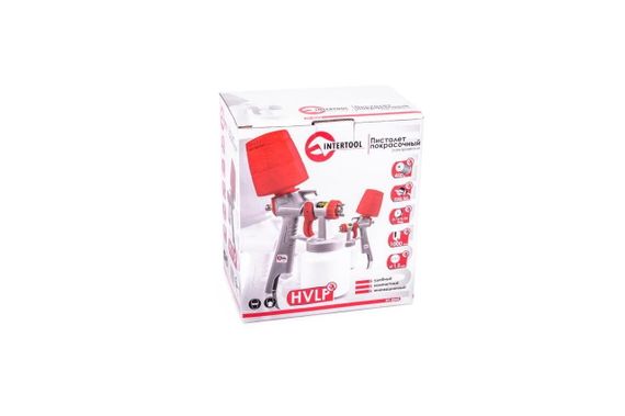 Краскопульт электрический HVLP Intertool - 450Вт x 1000 мл (DT-5045) | Зображення 1