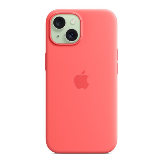 Чохол до мобільного телефона Apple iPhone 15 Silicone Case with MagSafe Guava (MT0V3ZM/A) | Зображення 3