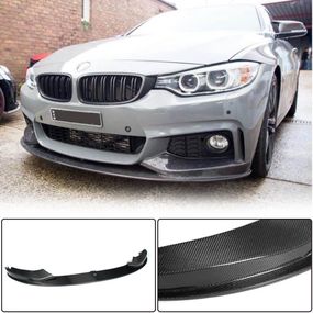 Накладка на передній бампер Lip V3 (для M-Sport, Карбон) для BMW 4 серія F-32 2012-2020 рр