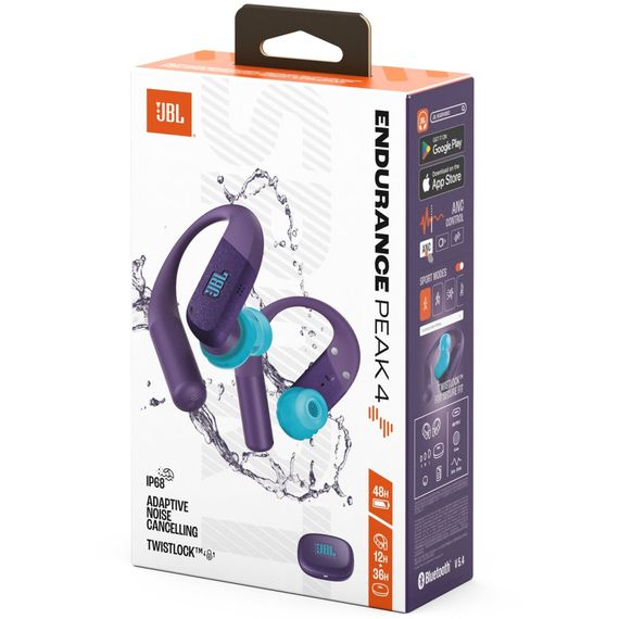 Навушники JBL Endurance Peak 4 Purple (JBLENDUPEAK4PUR) | Зображення 7