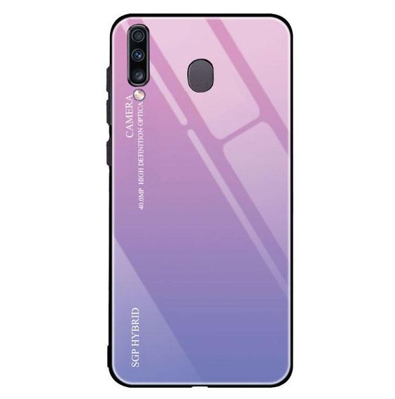 Чохол-бампер Primolux Gradient Glass для Samsung Galaxy M30 2019 (SM-M305) - Pink | Зображення 1