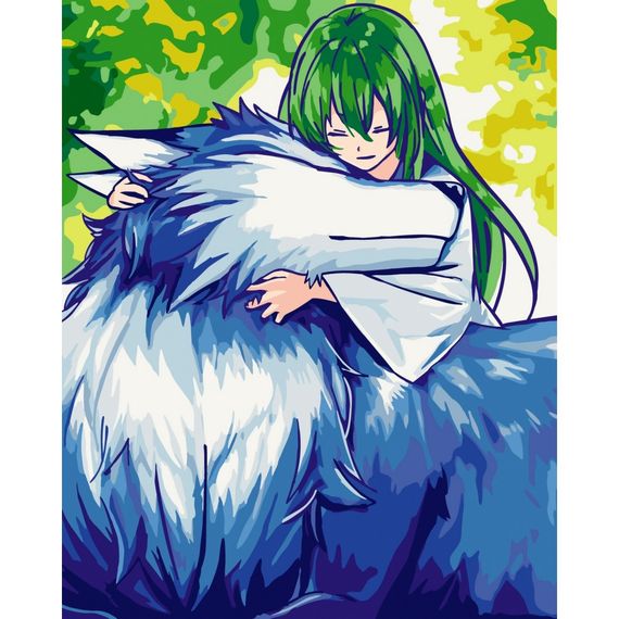 Картина за номерами "Енкиду з вовком" 10357-AC 40х50