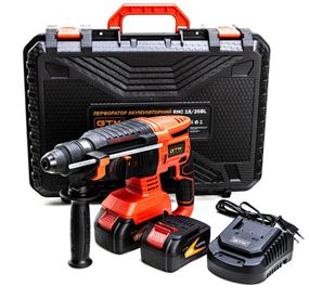 Перфоратор GTM RHC18/26BL с АКБ и ЗУ (2564)