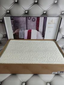 Простынь Belizza Hanzade krem 200х220см Велюр