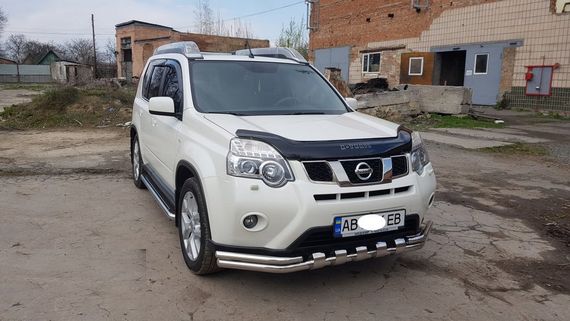 Передняя защита ST015 (нерж.) для Nissan X-trail T31 2007-2014 гг | Зображення 3