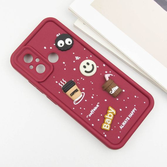 Чохол TPU Toys Case для Xiaomi Redmi 12C / Poco C55 Red / Always Happy | Зображення 2