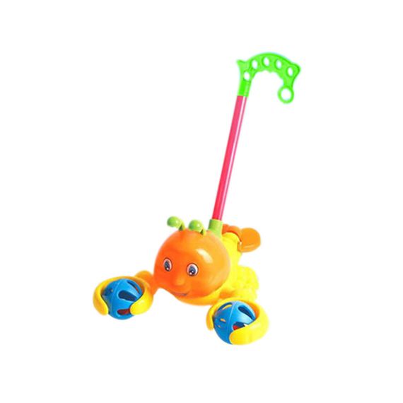 Детская каталка на палочке Bambi 198-13  Желто-Оранжевый