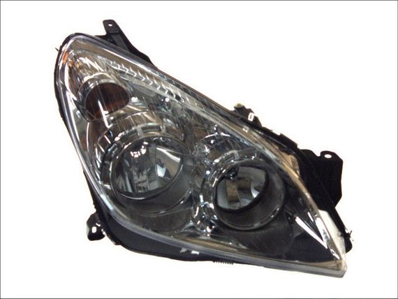 Фара Передняя Opel Astra H 2007-2014 Правая H7/H1, Хром. Рамка, Электро регулировка С моторочиком | Зображення 1