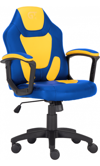 Кресло геймерское детское GT RACER X-1414 BlueYellow | Зображення 2