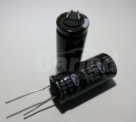 100mkf - 400v  RD 18*35  SAMWHA, 105°C конденсатор електролітичний | Зображення 2