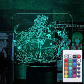 Акриловий світильник-нічник з пультом 16 кольорів Еола tty-n001288