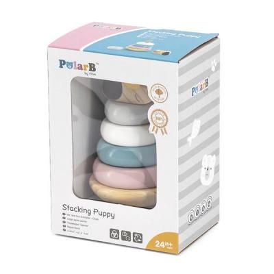 Розвиваюча іграшка Viga Toys Пірамідка PolarB Песик (44042) | Зображення 1