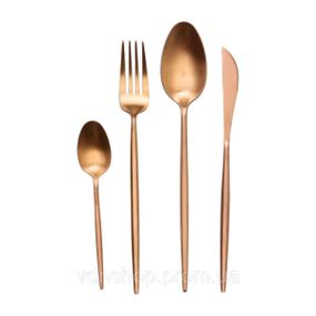 Набор столовых приборов 24 предмета столовый набор на 6 персон Бронза HP-20-18