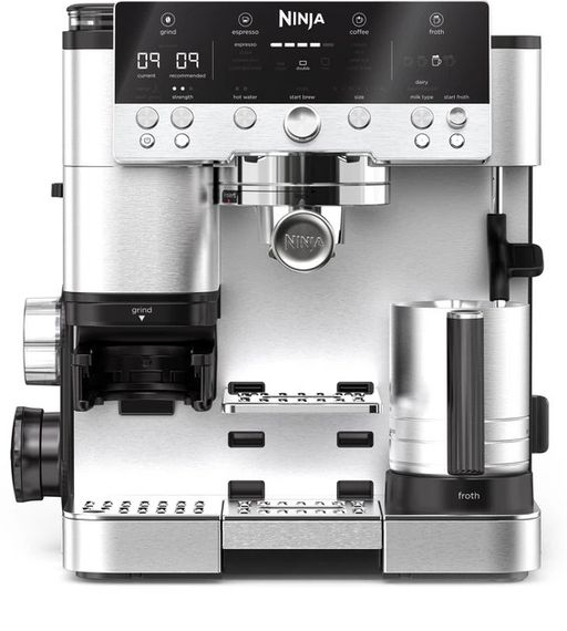 Кавоварка рожкова NINJA Luxe Cafe Essential ES601EU 1650 Вт срібляста | Зображення 1