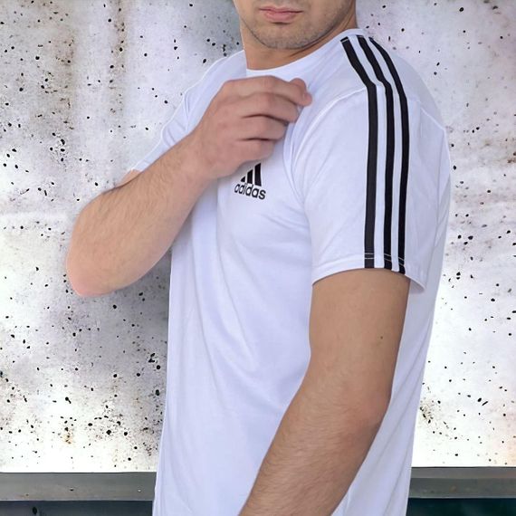 Футболка Adidas біла | Зображення 1