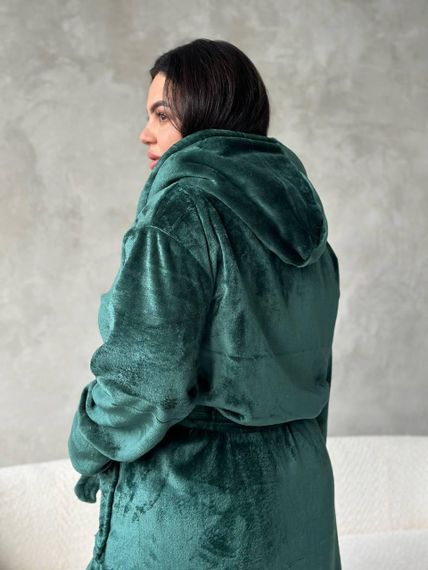 Женский махровый халат батал (3203) 4XL | Зображення 2