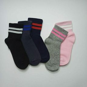 Шкарпетки високі дитячі зі спортивною резинкою Twinsocks  чорний, сірий, рожевий, синій