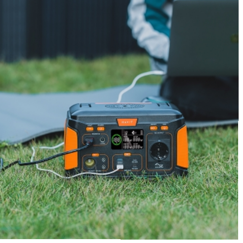 Портативна зарядна електростанція 300W 83200mAh чорний/помаранч Havit J300 | Зображення 2