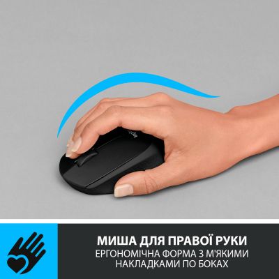 Мышка Logitech M330 Silent plus Black (910-004909) (910-004909) | Зображення 2