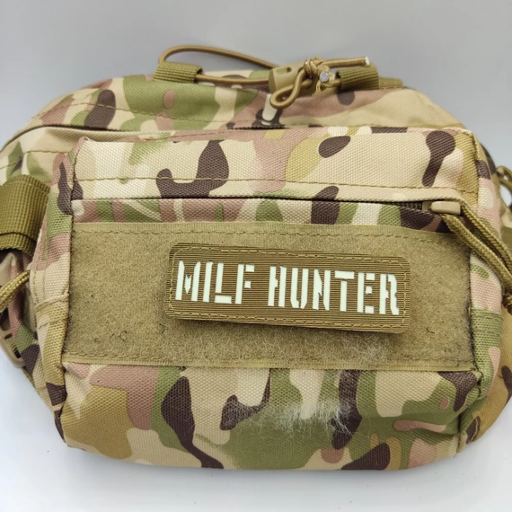 Патч / шеврон що світиться Milf Hunter Laser Cut койот | Зображення 1