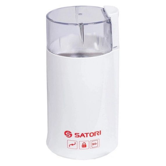 Кафемолка електрична Satori SG-1801-WT, кавомолка електрична домашня, портативна. Колір: білий | Зображення 8