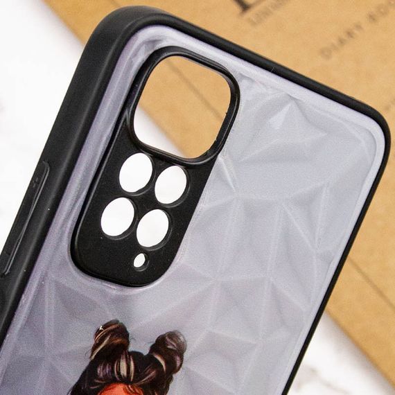 TPU+PC чохол Prisma Ladies для Xiaomi Redmi Note 11 (Global) / Note 11S TPU+PC, Black in White | Зображення 3