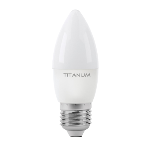 Лампа LED C37 6W E27 4100К 220V Titanum | Зображення 1