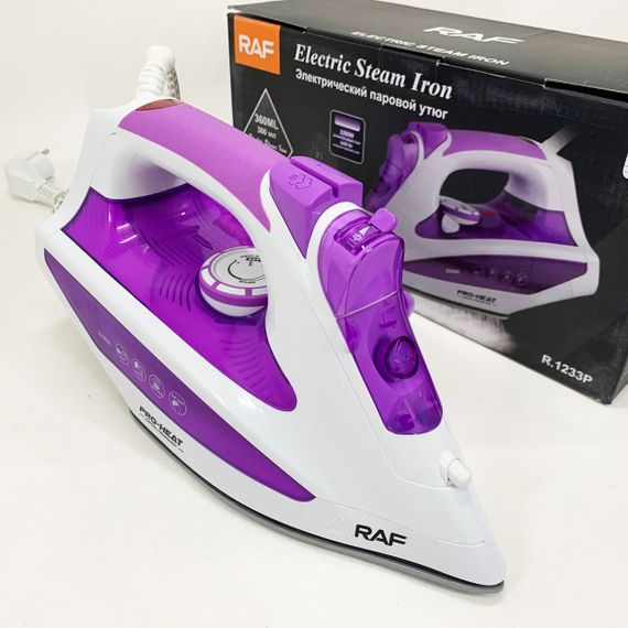 Праска з керамічною підошвою RAF R.1233 потужність 2200Вт 320 мл purple | Зображення 3