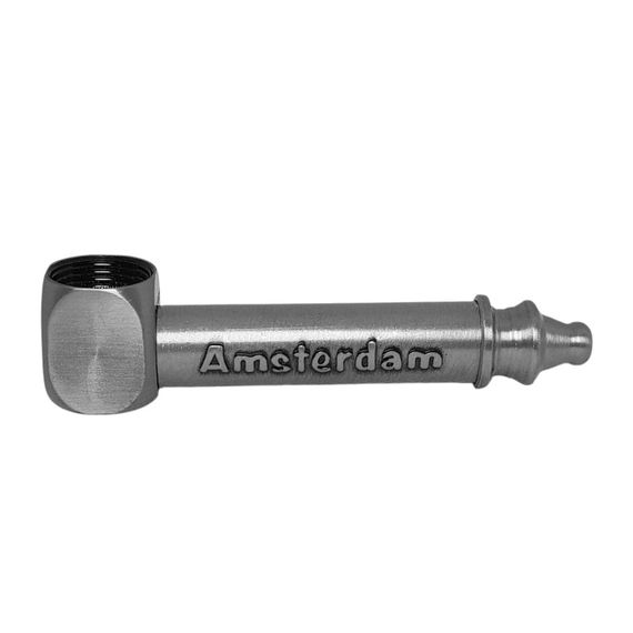 Кальян Набор Трубка С Гриндером "Amsterdam Cube Silver" | Зображення 2