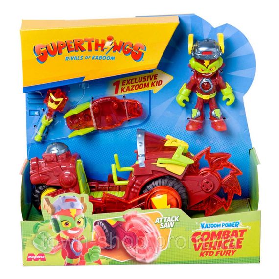 Детский игровой набор "Кид Фьюри" SuperThings PSTSP116IN210 серии "Combat Vehicles"