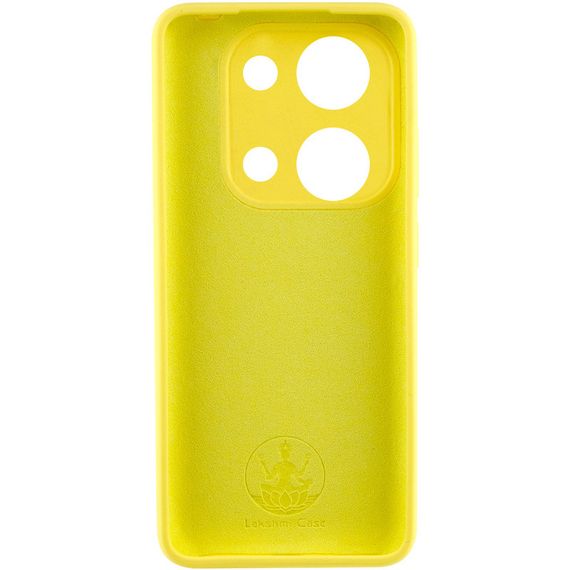 Чохол Silicone Cover Lakshmi Full Camera (AAA) для Xiaomi Redmi Note 13 Pro 4G / Poco M6 Pro 4G Жовтий / Yellow | Зображення 1