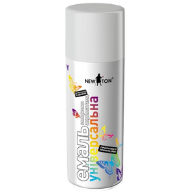 Емаль аерозольна NEW TON Універсальна, сріблястий (RAL 9006), 400 мл